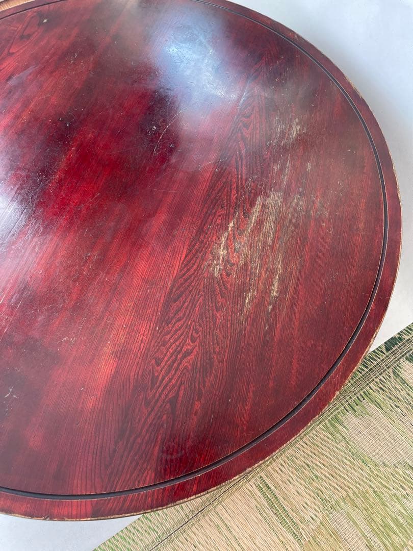 昭和の食卓 天然木 ちゃぶ台 丸テーブル 円卓 和を演出 直径 102.5㎝