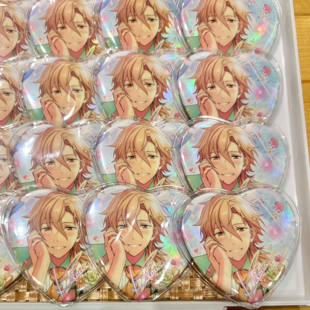 あんスタ 羽風薫 願望缶 ハート 缶バッジ ブライダル 80点