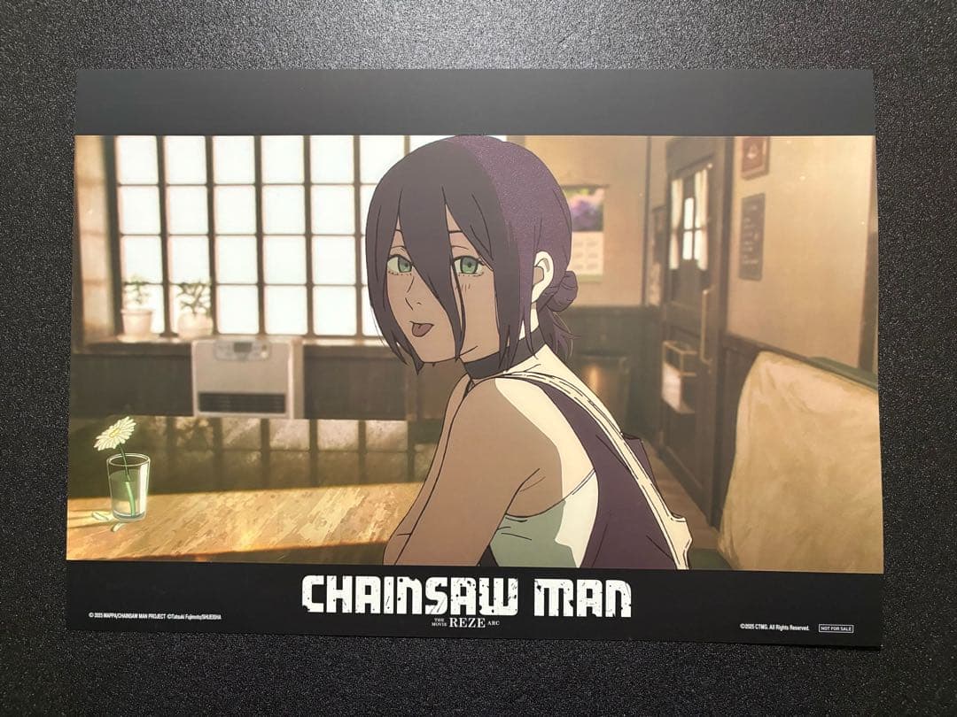 台湾限定 チェンソーマン レゼ編 A3 ポスター 夜行 香り付き 4種フル レゼ