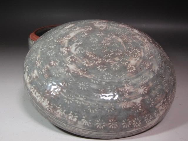 ☆　浅見与し三　三嶋手喰籠　堀内流十二代兼中斎　宗完の花押がございます☆y559