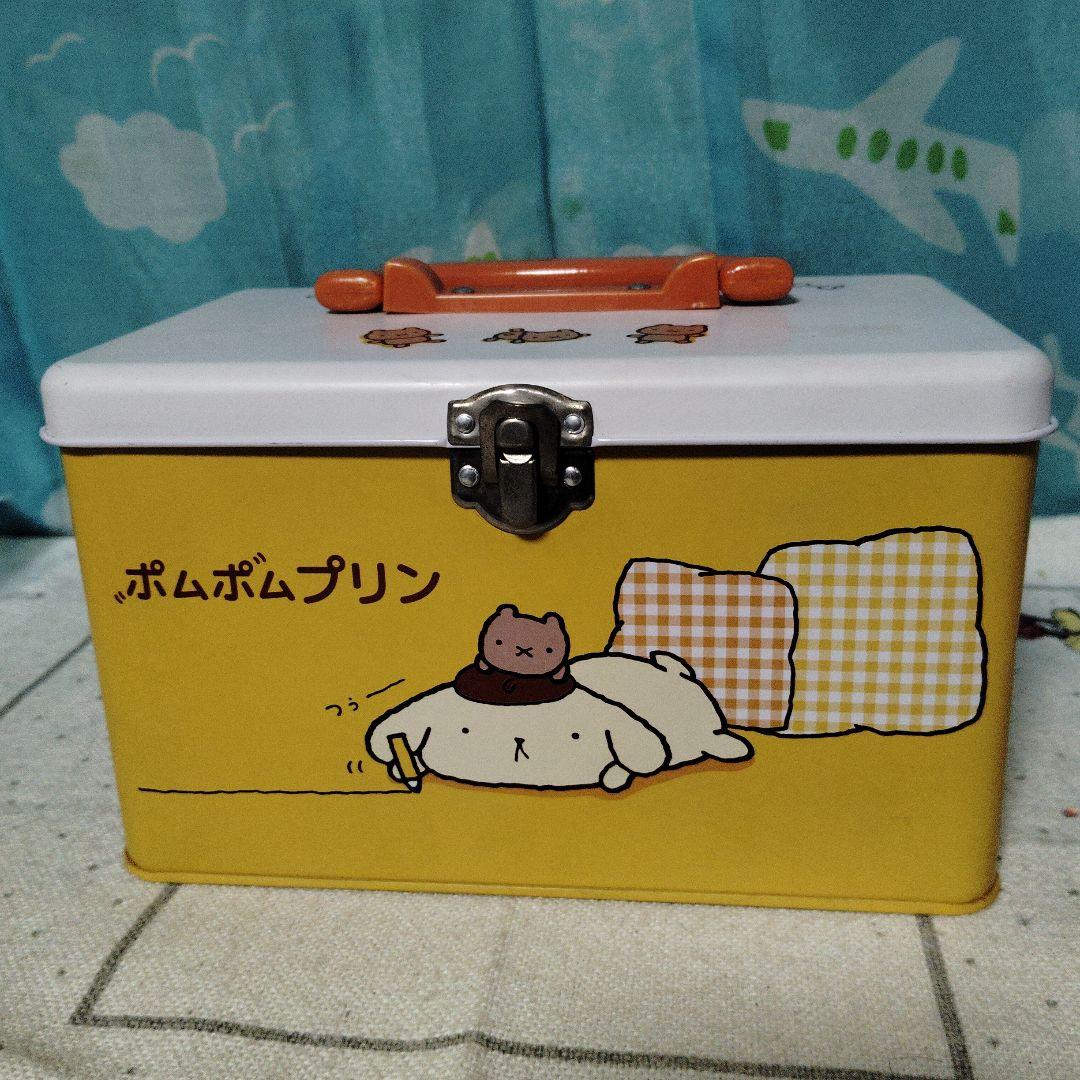 ポムポムプリン ケース 小物入れ レトロ　缶
