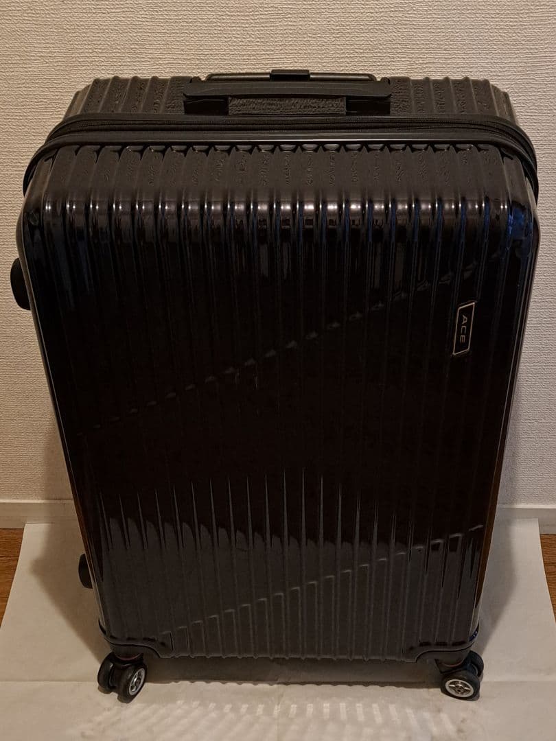 エース スーツケース キャリーケース 黒 83/93L　7~10泊用 大容量