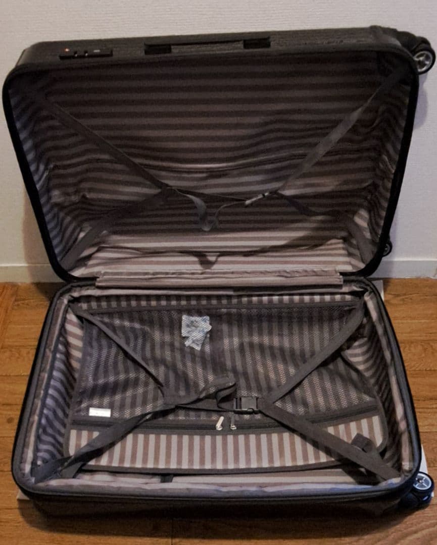 エース スーツケース キャリーケース 黒 83/93L　7~10泊用 大容量