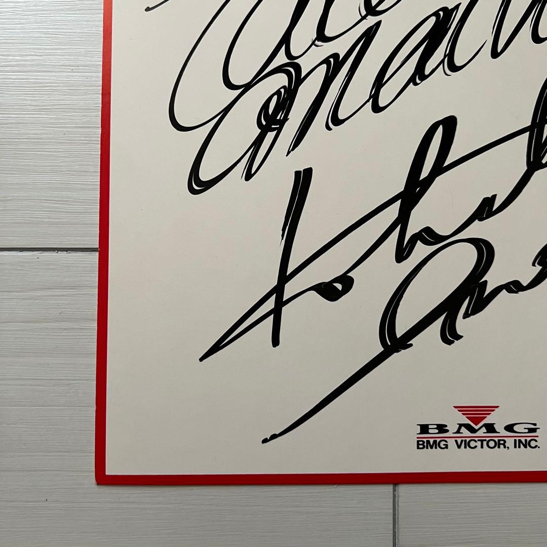 B'z 直筆サイン入り色紙