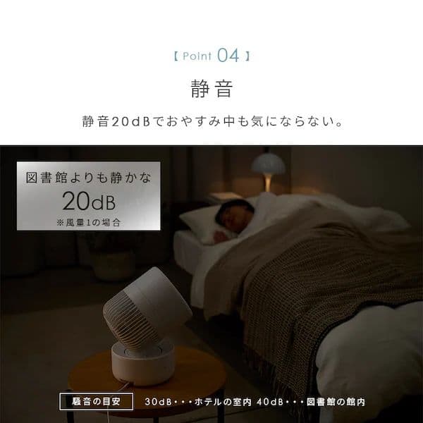 アイリスオーヤマ　サーキュレーター DCモーター PCF-CD15TECA-W