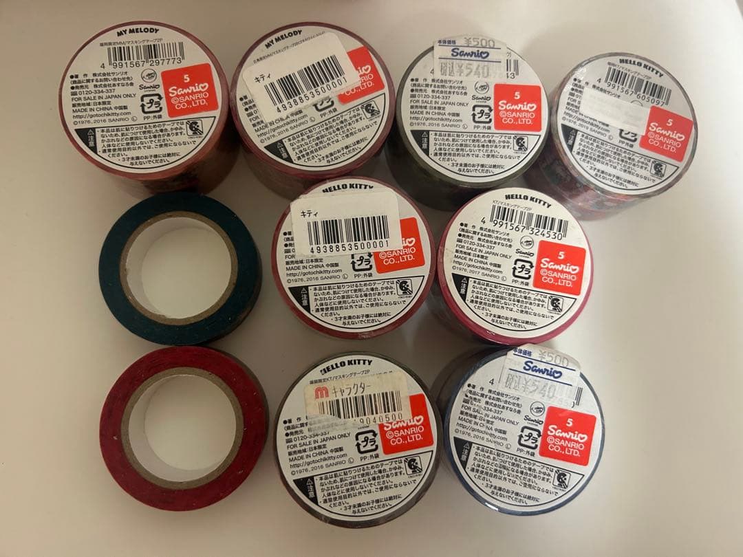 ご当地キティ　サンリオ　マスキングテープ　まとめ売り