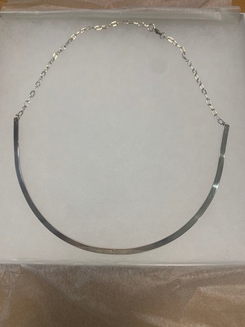 MB ハイエンド シルバー チョーカー ネックレス OX JEWELRY