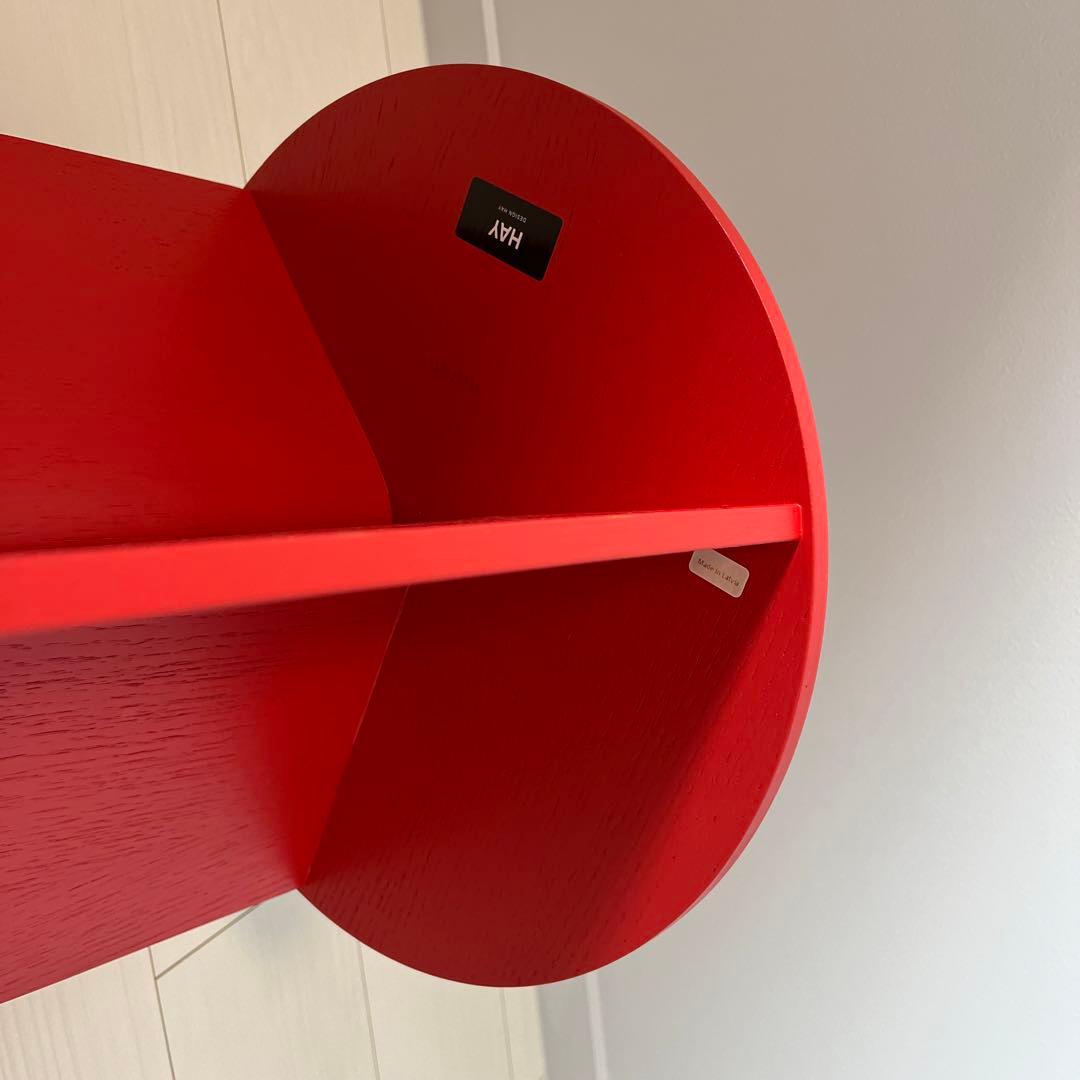 SLIT TABLE WOOD HIGH キャンディレッド