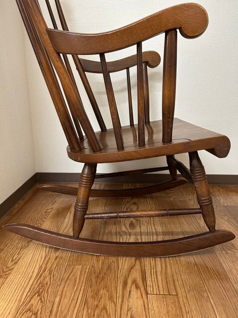 飛騨産業キツツキ 木製 ロッキングチェア アンティーク