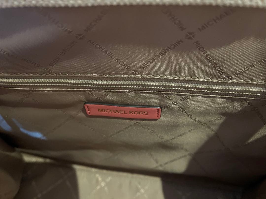 MICHAEL KORS トートバッグ ベージュ/ピンク