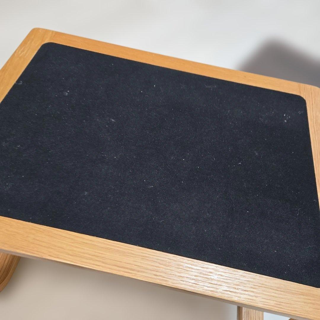 無印良品　オーク材　オットマン　リビングでもダイニングでも使えるベンチ