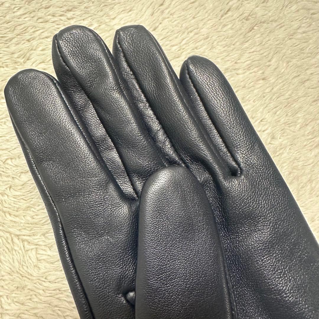 未使用品　Paul Smith ポールスミス　手袋　グローブ　レザー　ストライプ