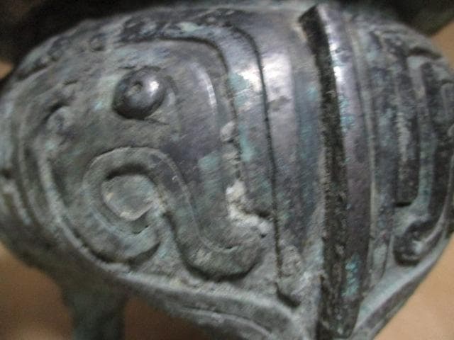 中国青銅器　鬲　超貴重　P9-2