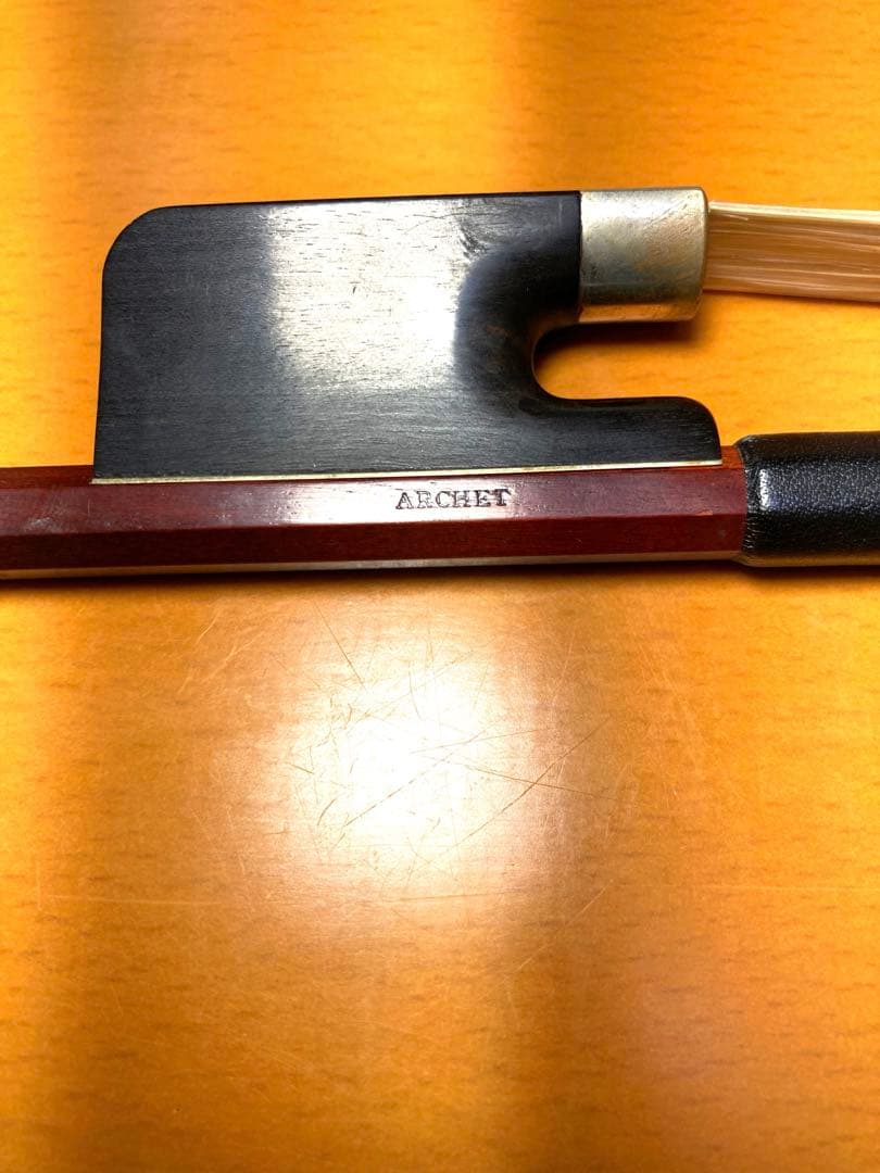 【深い音色】アルシェ　チェロ弓　ARCHET 80.1g 美品　4/4