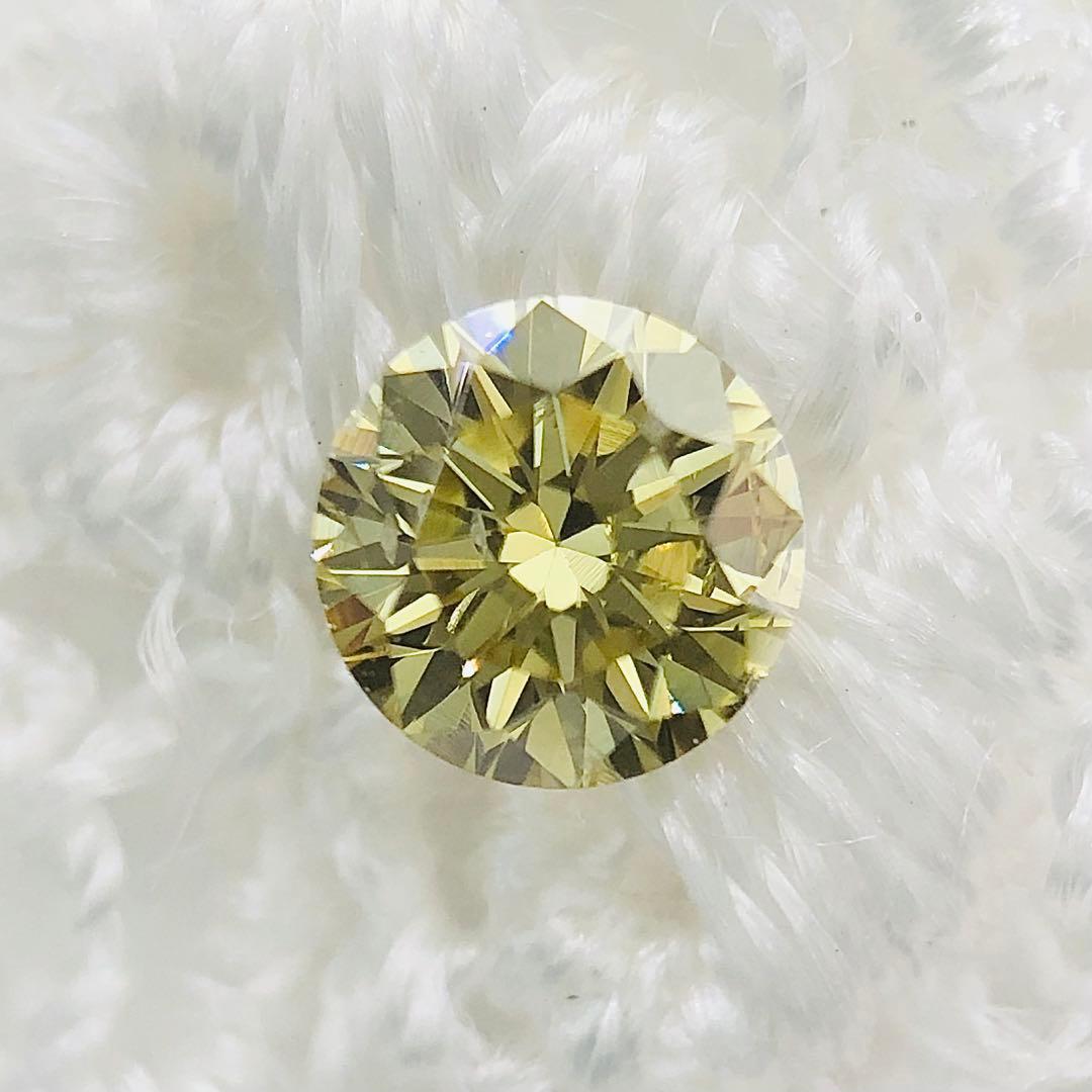 アクセサリー 0.209 Fancy Brownish Green Yellow SI-2