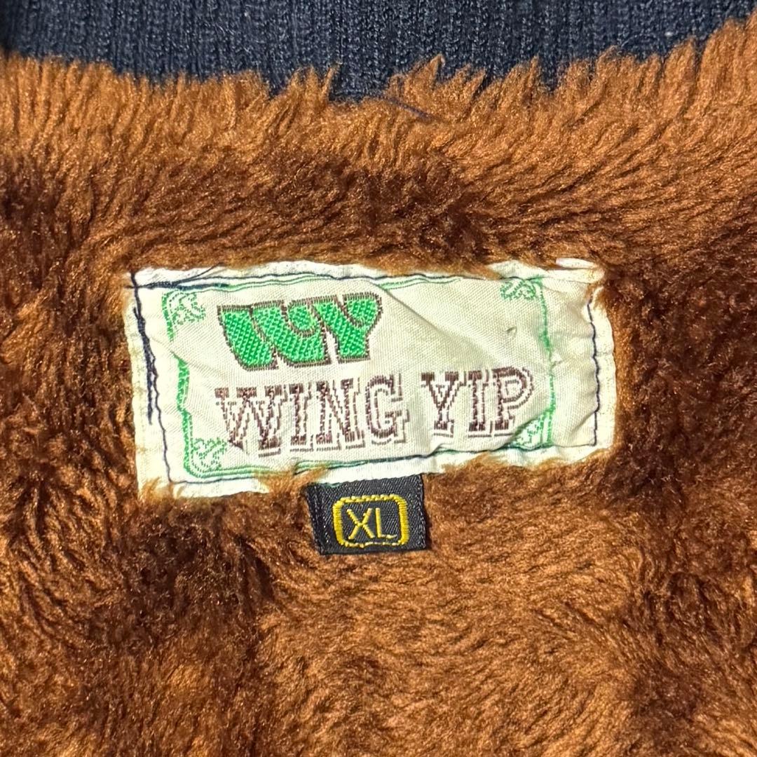 90s VINTAGE ボアライナーボンバージャケット ノーカラージャケット