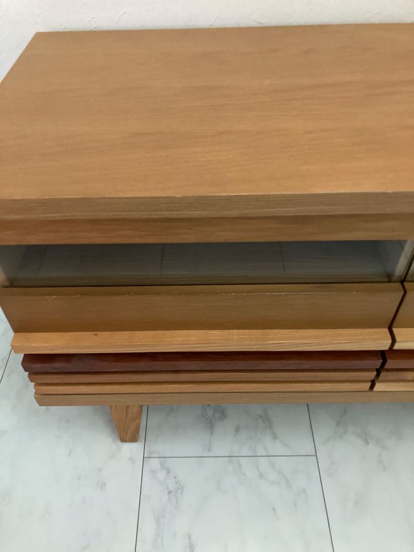 【最終価格】モダンデザイン 150テレビボード ナチュラルウッド
