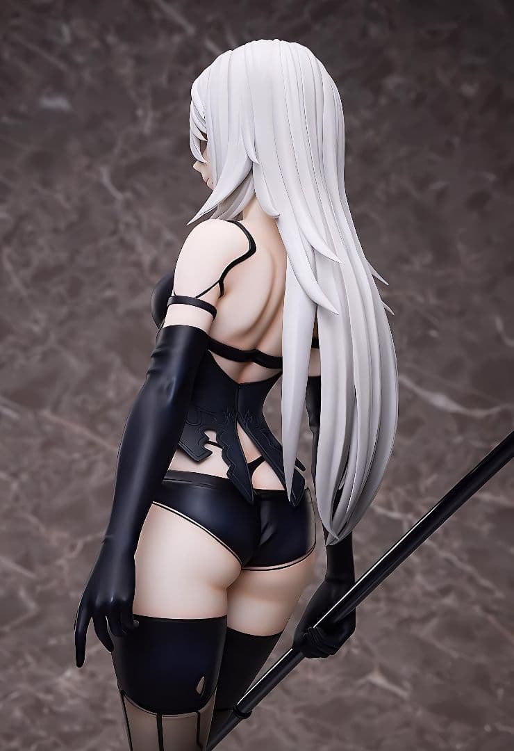 フィギュア シルバー髪 ボディースーツ