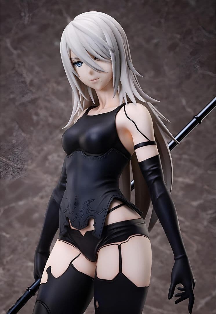 フィギュア シルバー髪 ボディースーツ