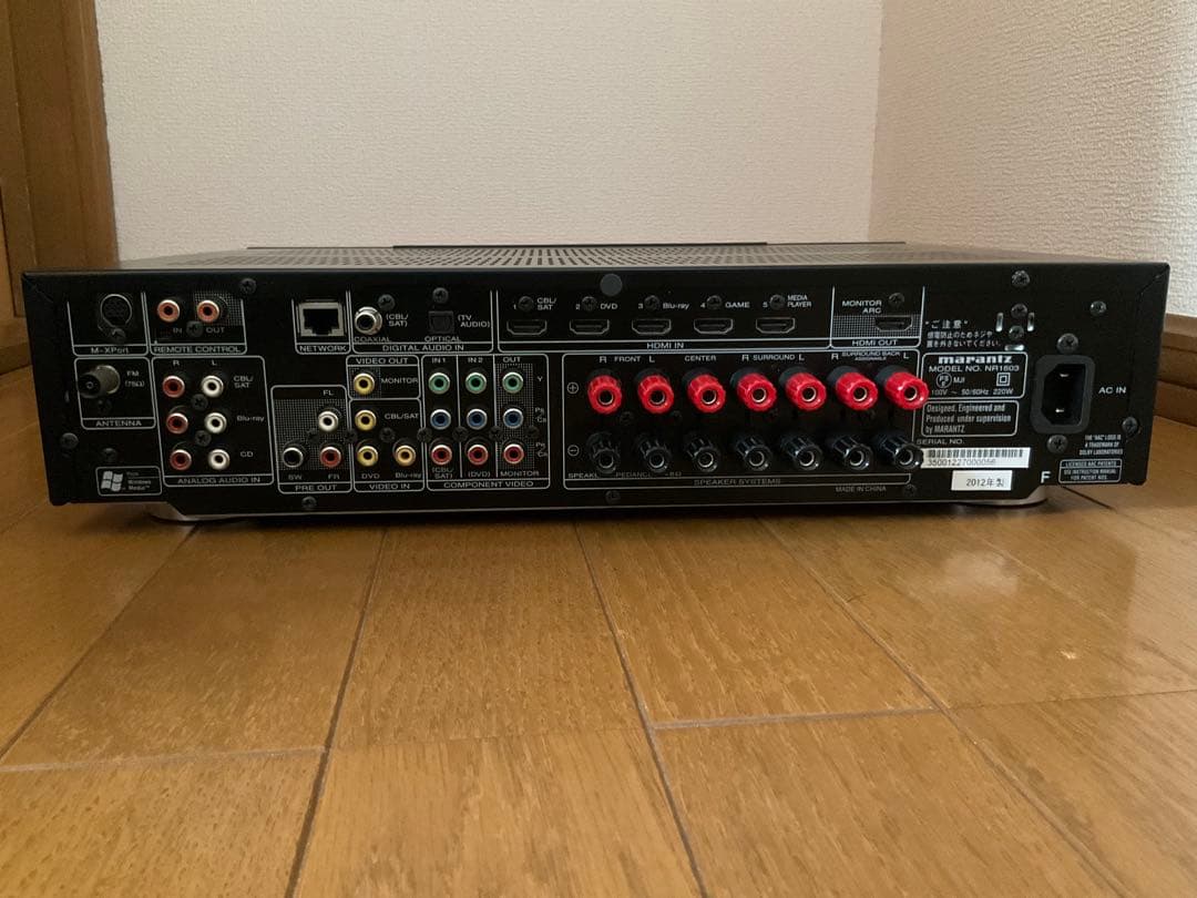 【美品】marantz AVアンプ NR1603 リモコン新品