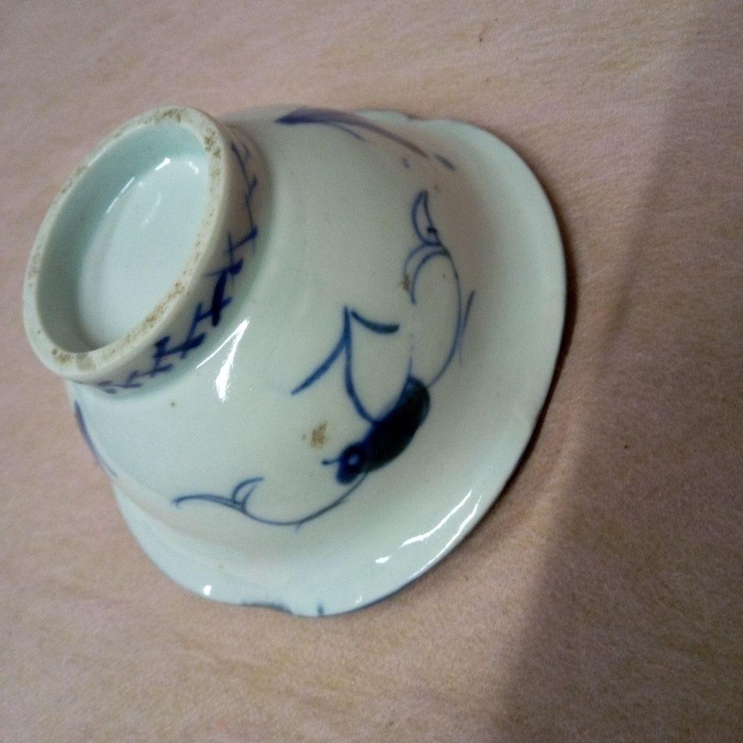 古伊万里　麒麟鳳凰文様錦三ツ鉢　古美術　古道具　骨董品