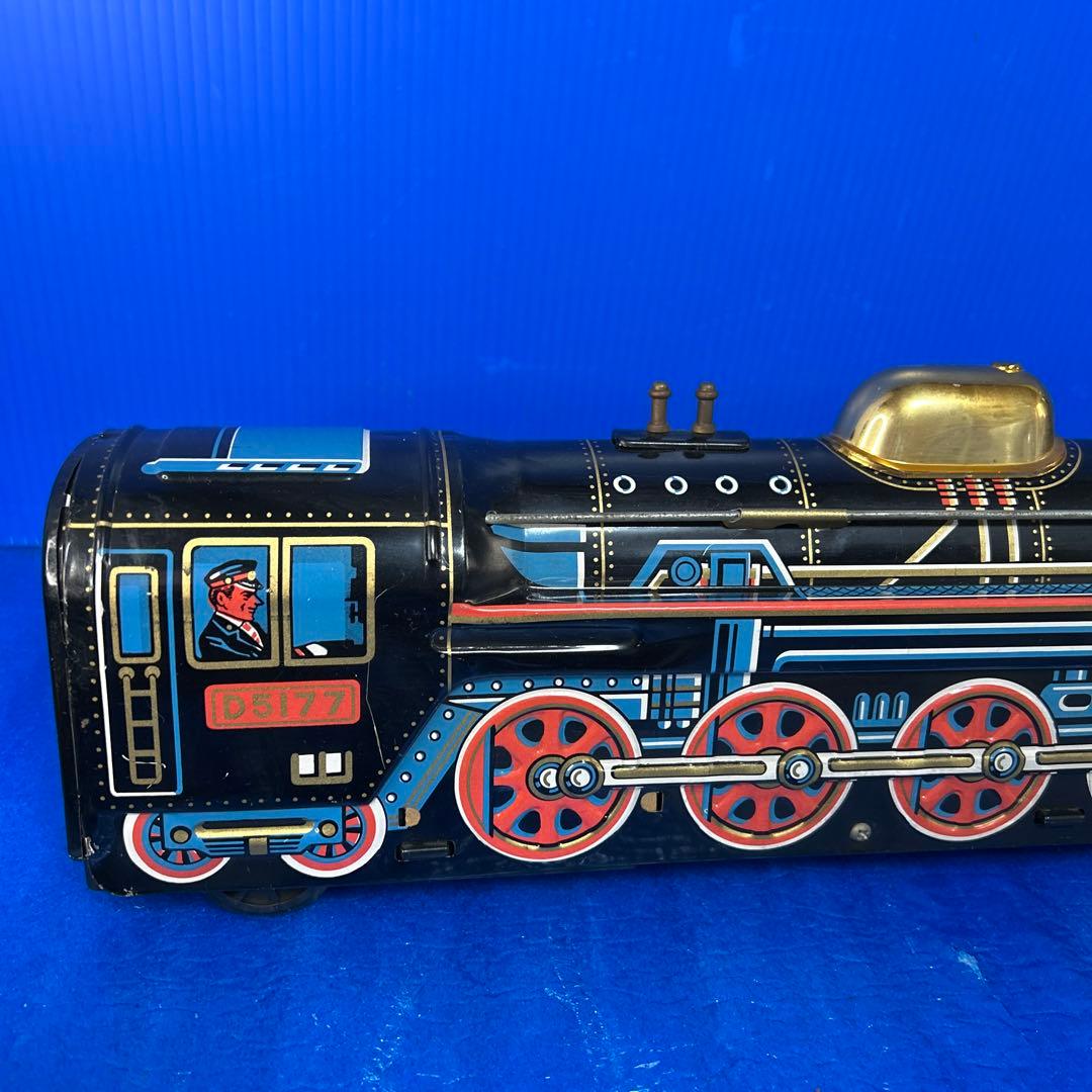 【稀少・昭和レトロ】マスダヤ　デゴイチロコ D5177 蒸気機関車 ブリキ機関車