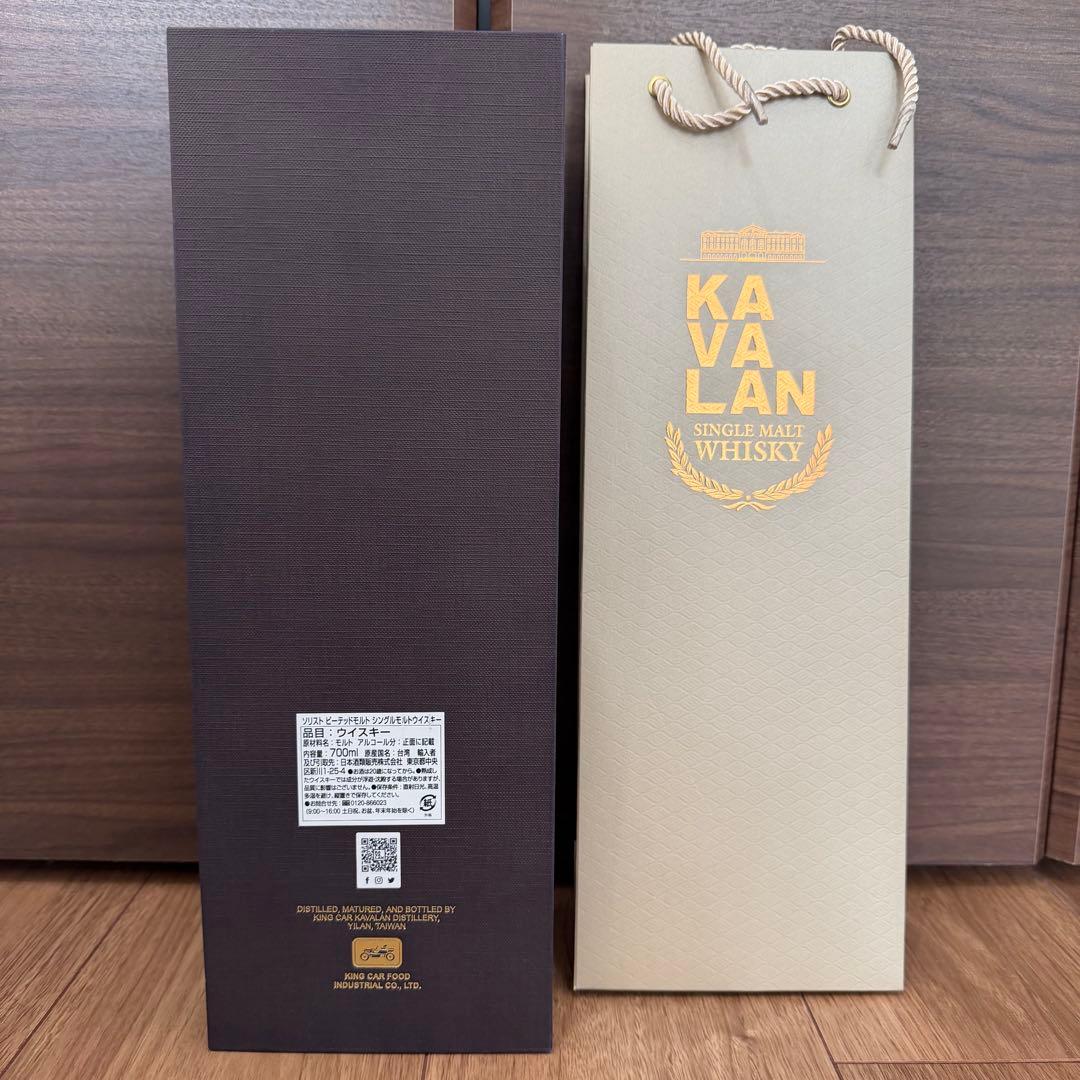 【限定品】KAVALAN ソリストピーテッド カスクストレングス