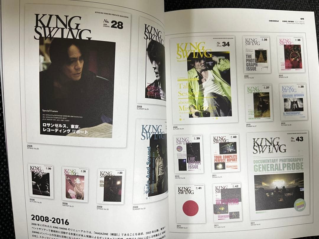 氷室京介　KINGSWING 2004〜2025年　会報　ファンクラブ　FC