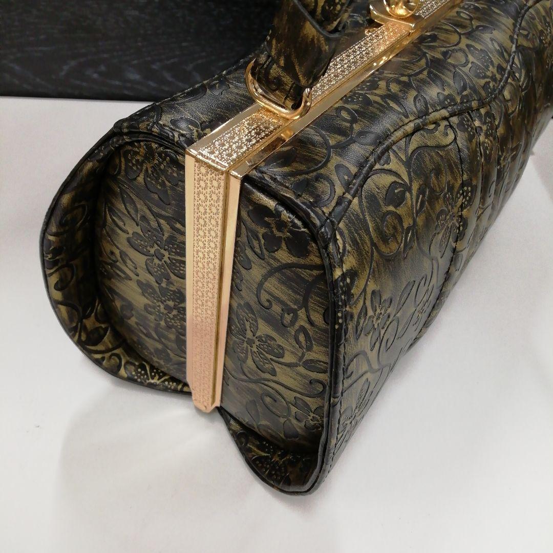 新品未使用　振袖　着物用草履バッグセット　フリーサイズ　黒系　5