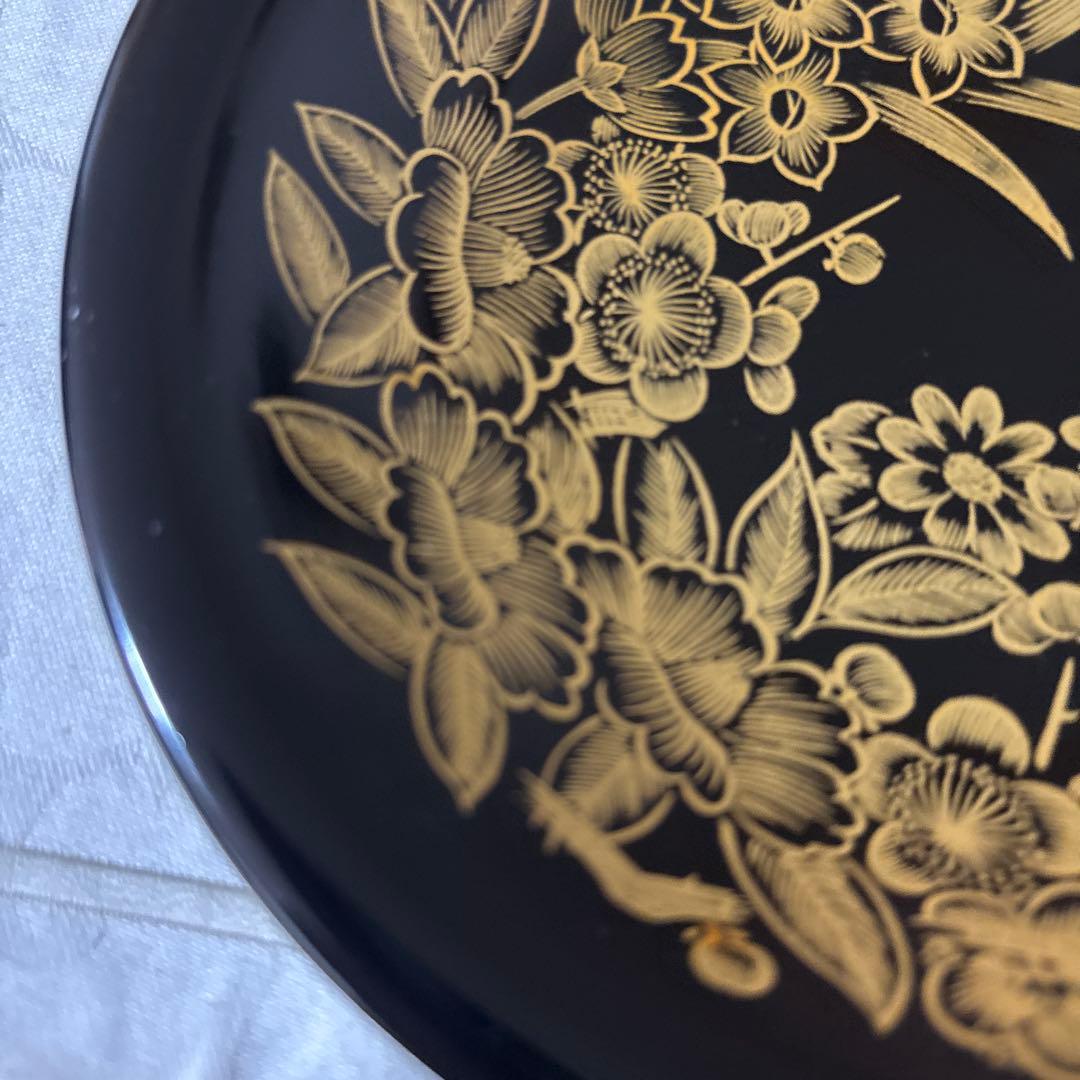 輪島塗　花詰　菓子皿　5枚