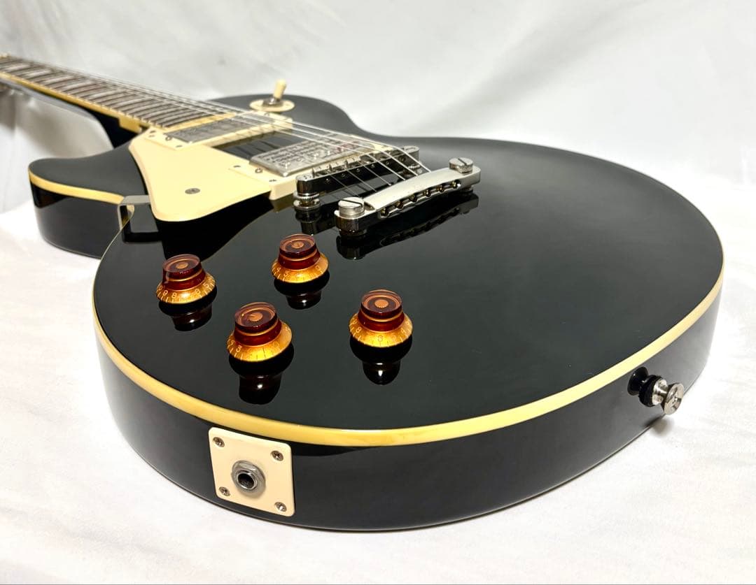 【新品弦張替済】Epiphone レスポール スタンダード エボニー レフティー