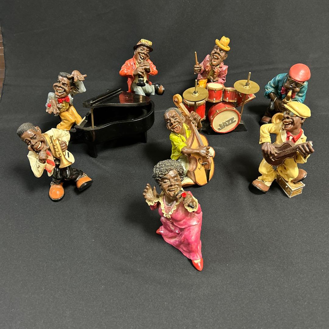 ジャズバンド 置物 フィギュア 元箱付属