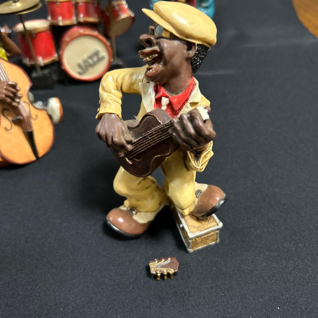 ジャズバンド 置物 フィギュア 元箱付属