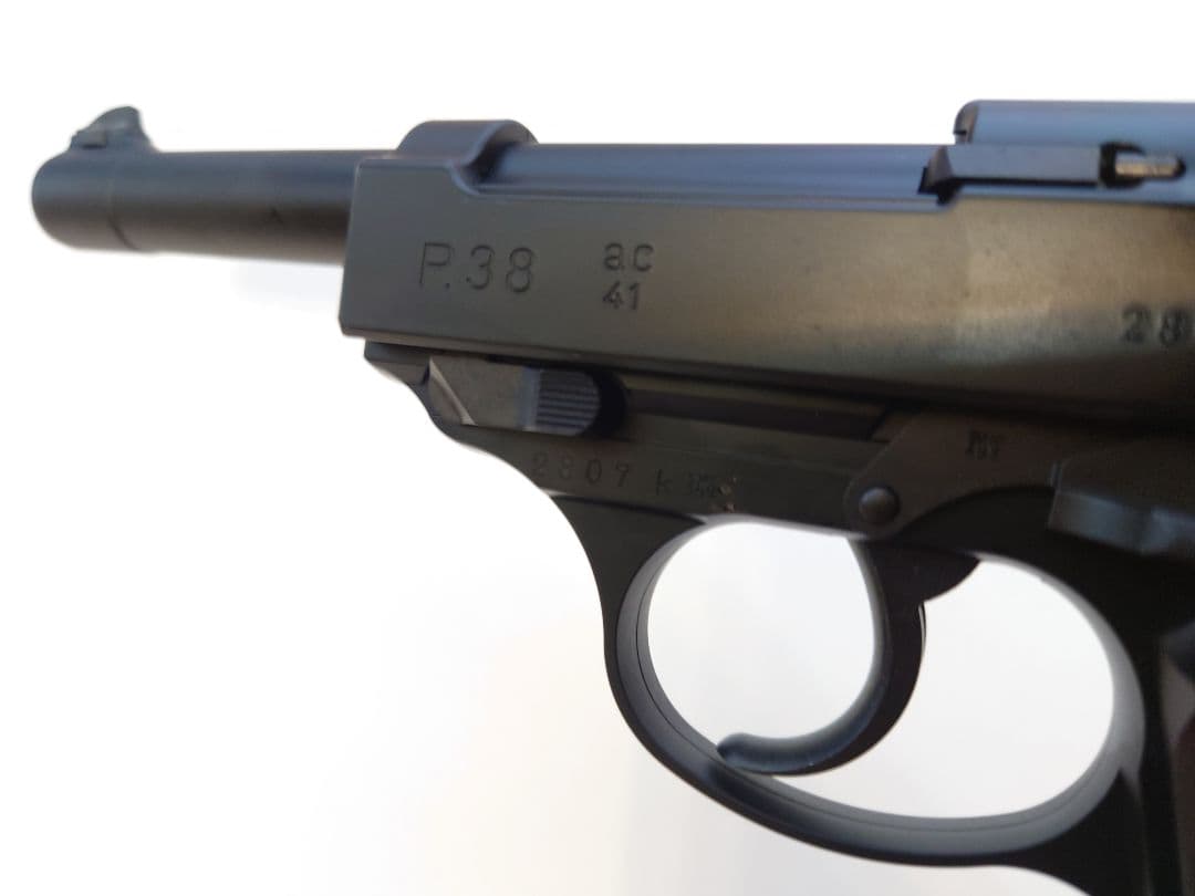 【未使用】マルゼン ワルサー P38 ブローバック　ac41 ブラック