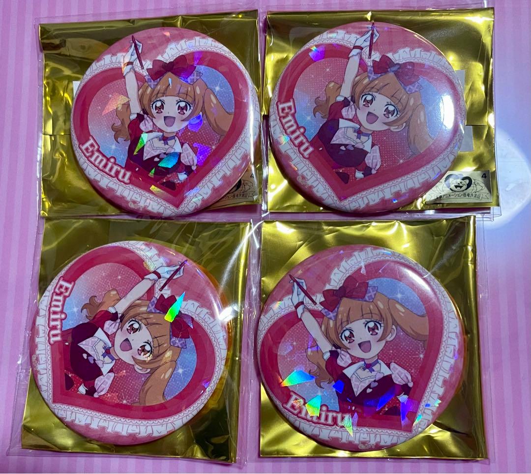 プリキュア　スイパラ　えみる　缶バッジ