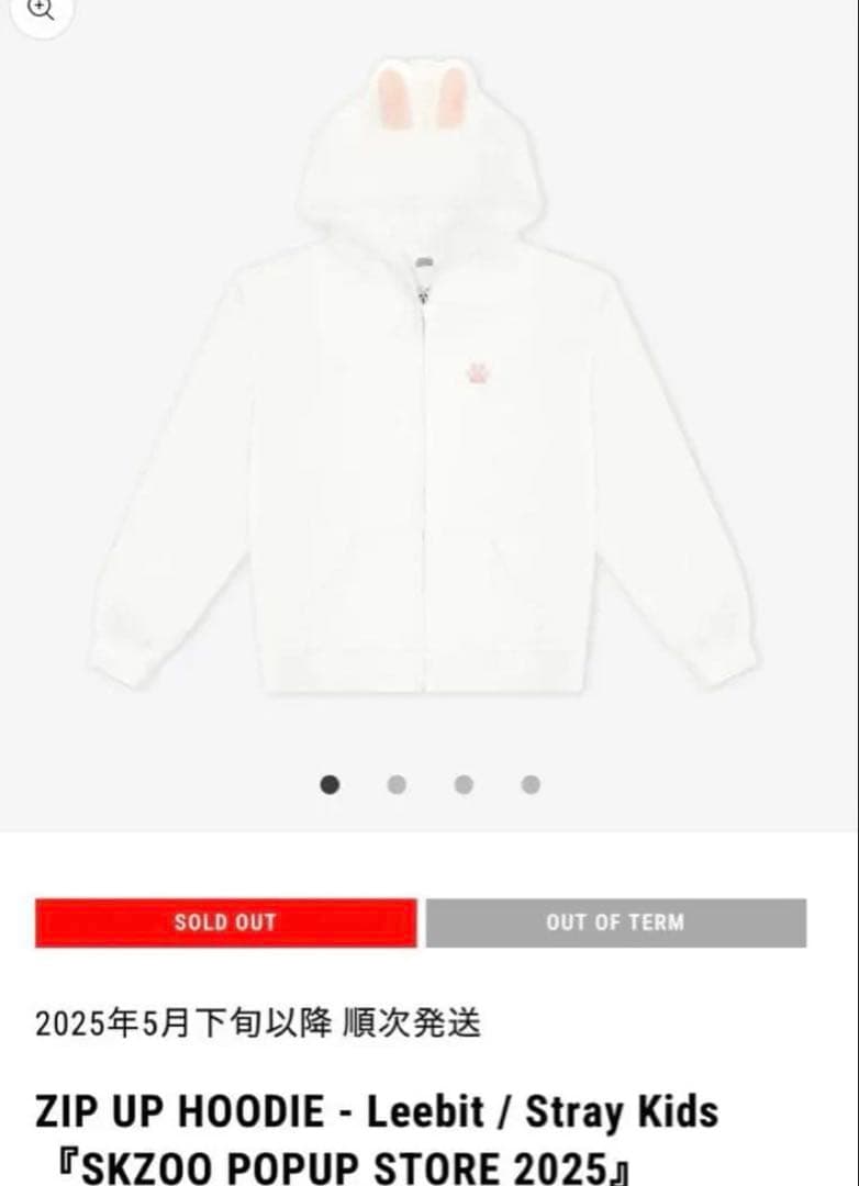 【未使用】straykids skzooパーカー Leebit リノ