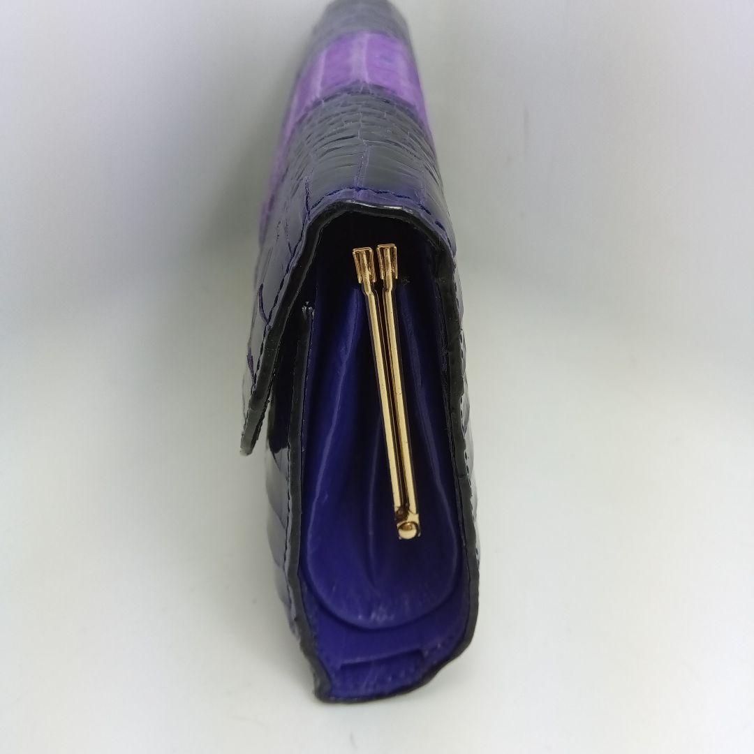 クロコダイル財布.紫（KAIYO）Singapore