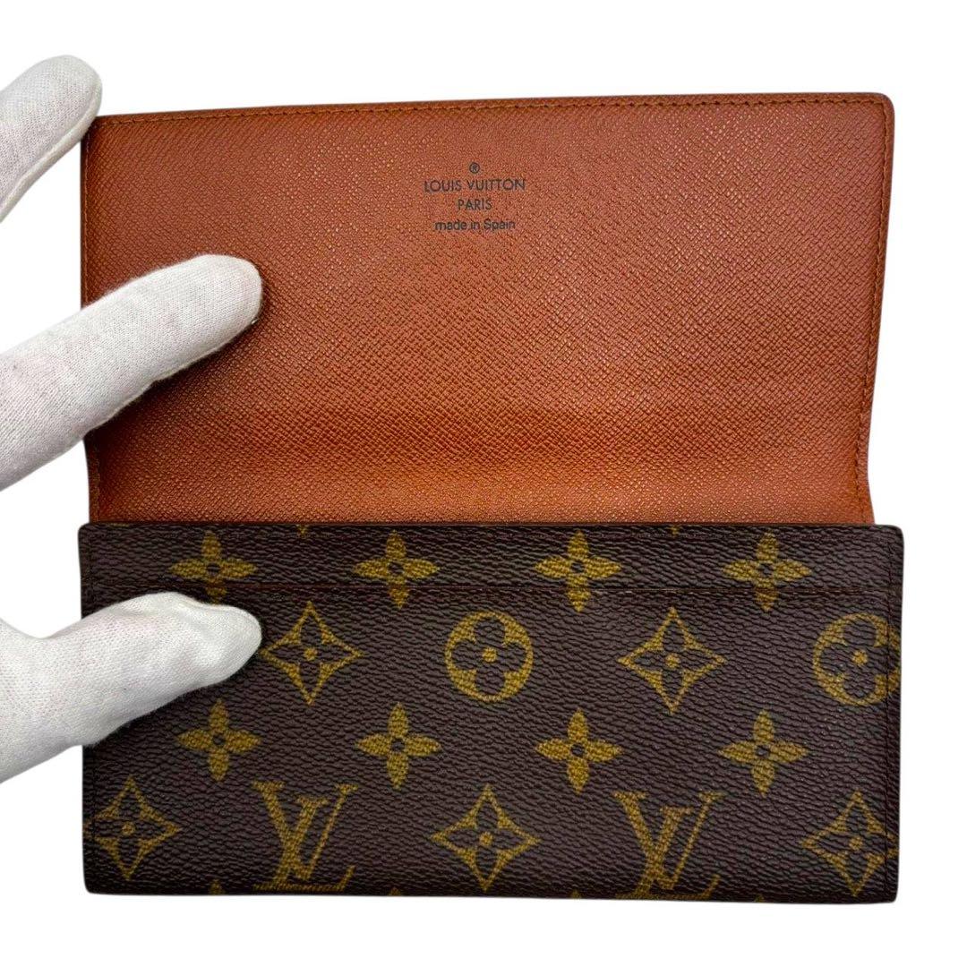 極美品　ルイヴィトン ポルト 円 3 カルトクレディ モノグラム 長財布　279