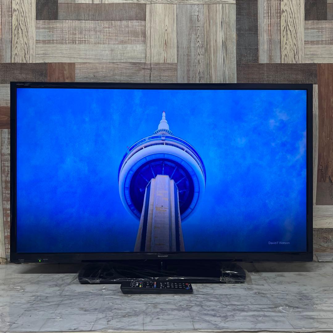 ゆうくん専用全国送料込シャープ40型液晶テレビ Wチューナー新品リモコン付