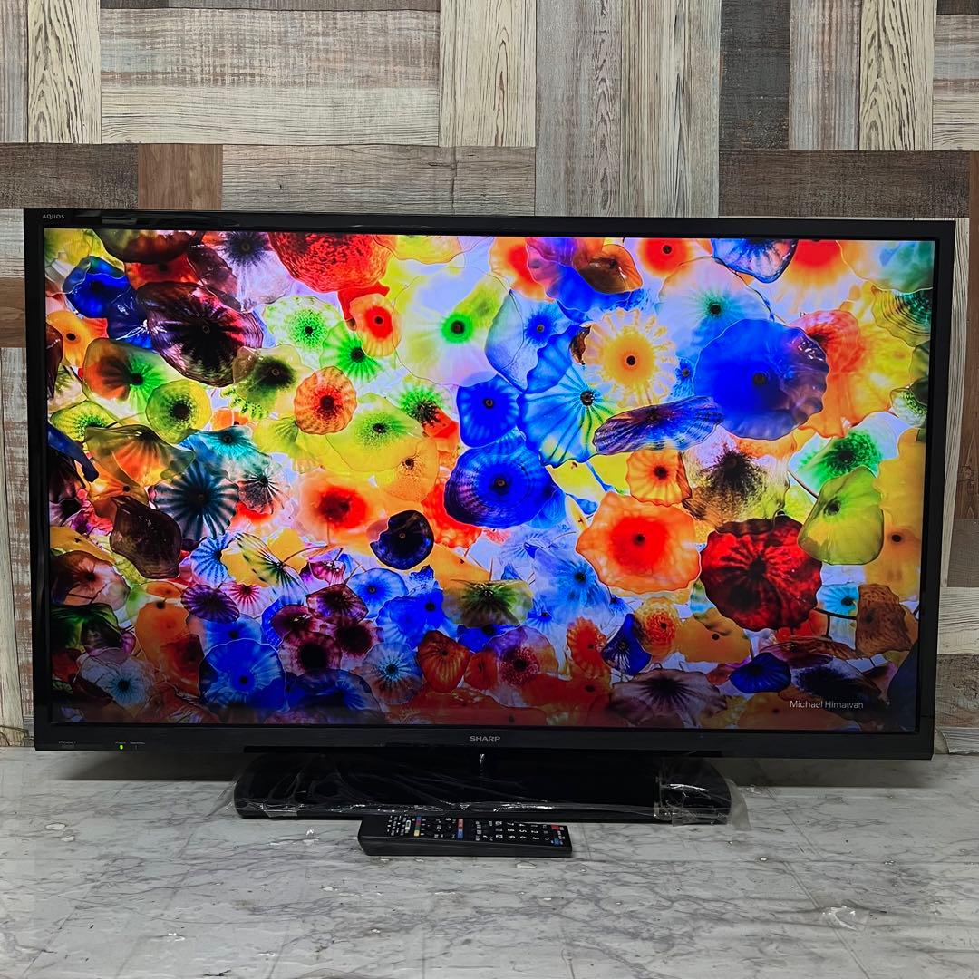 ゆうくん専用全国送料込シャープ40型液晶テレビ Wチューナー新品リモコン付