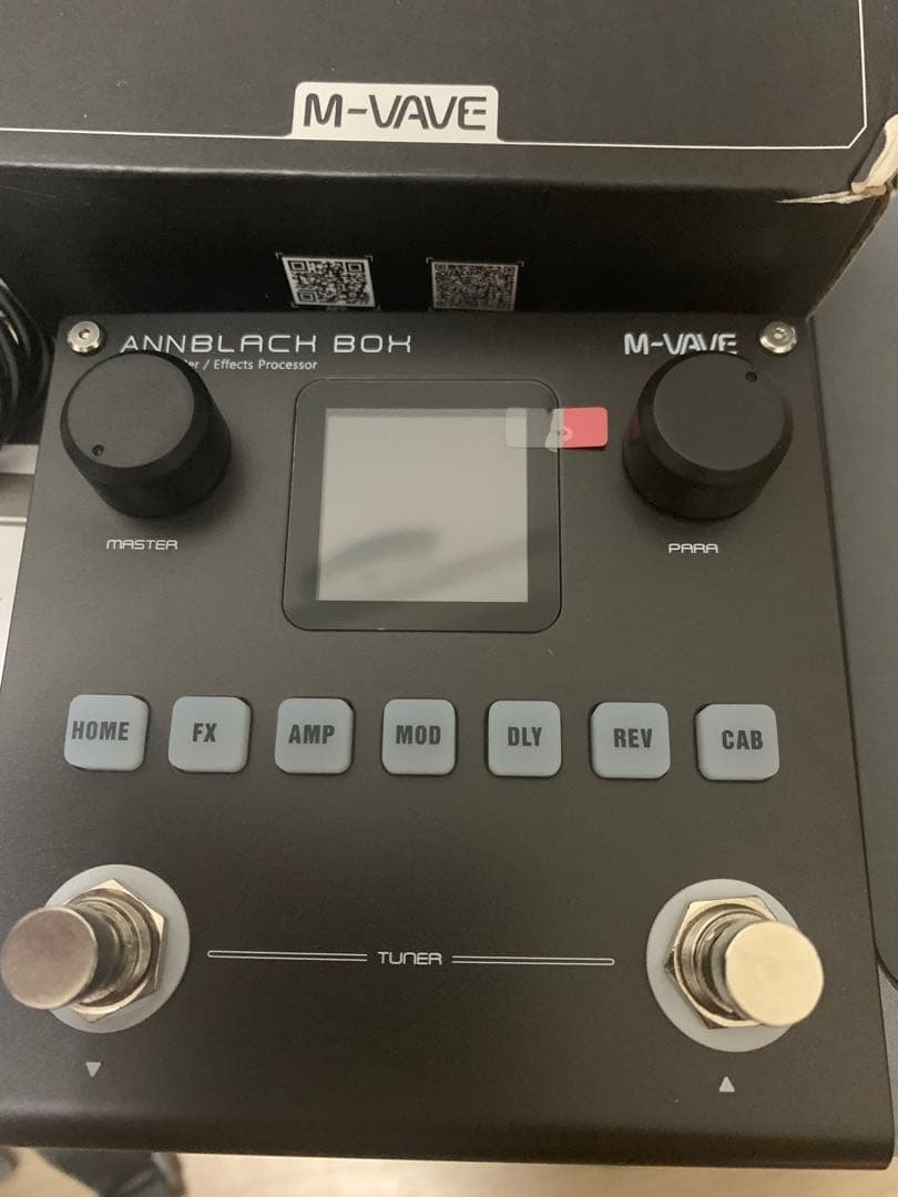 新品 M-vave ANNBLACKBOX マルチエフェクター