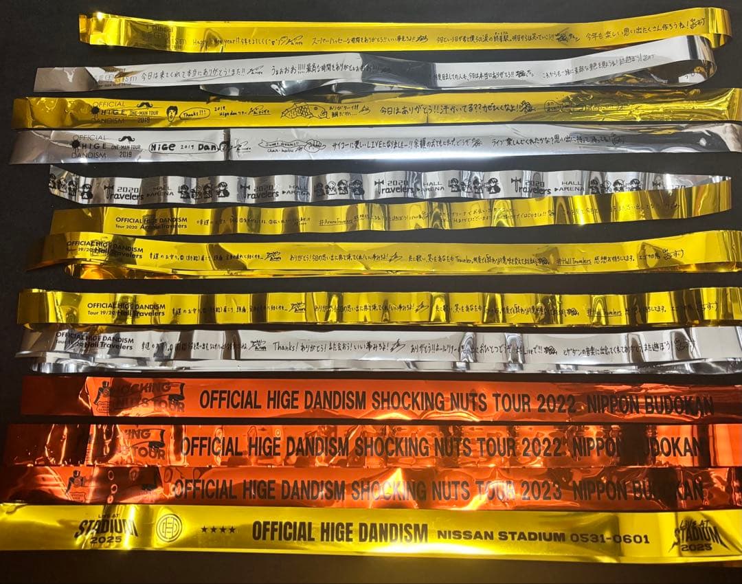 Official髭男dism 金テ銀テ 10本セット