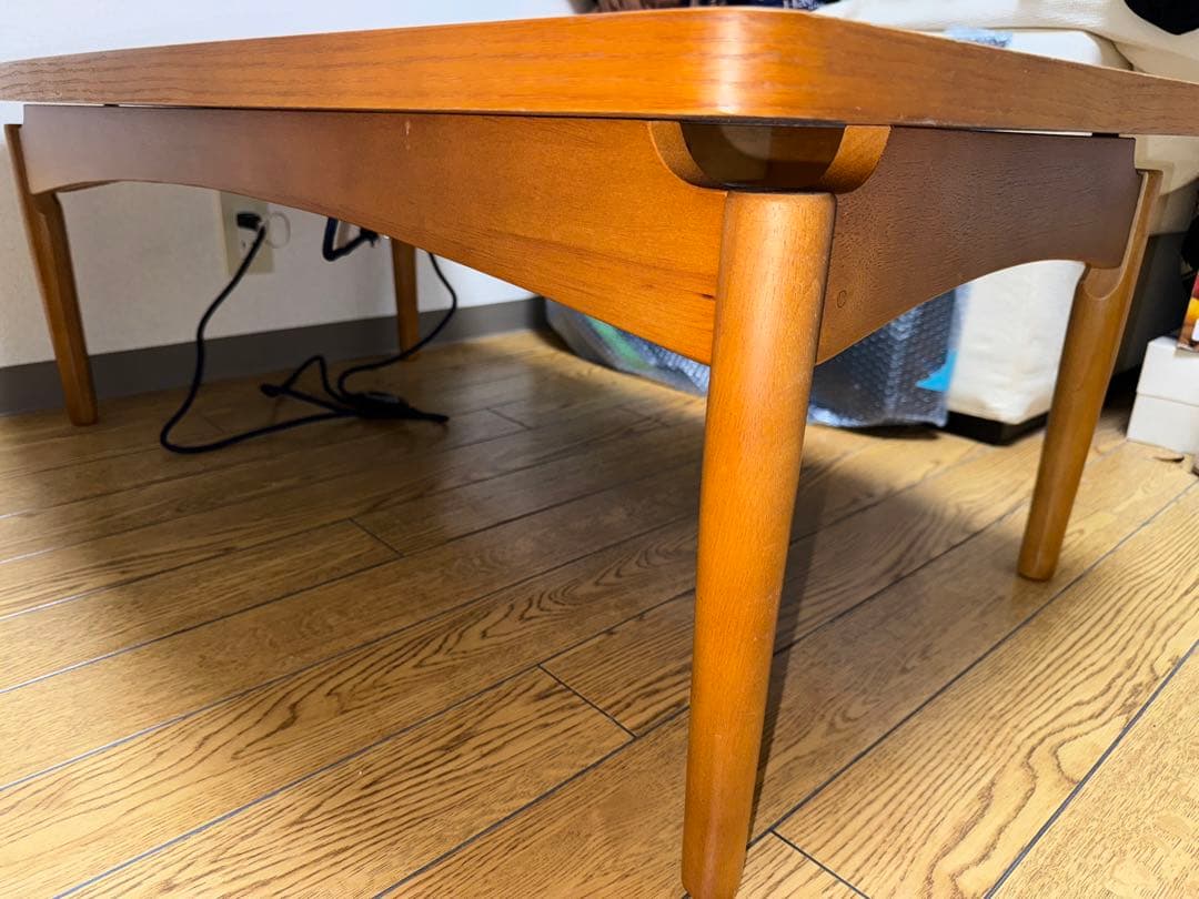 送料込 unico ウニコ TORNI トルニ こたつテーブル 105cm