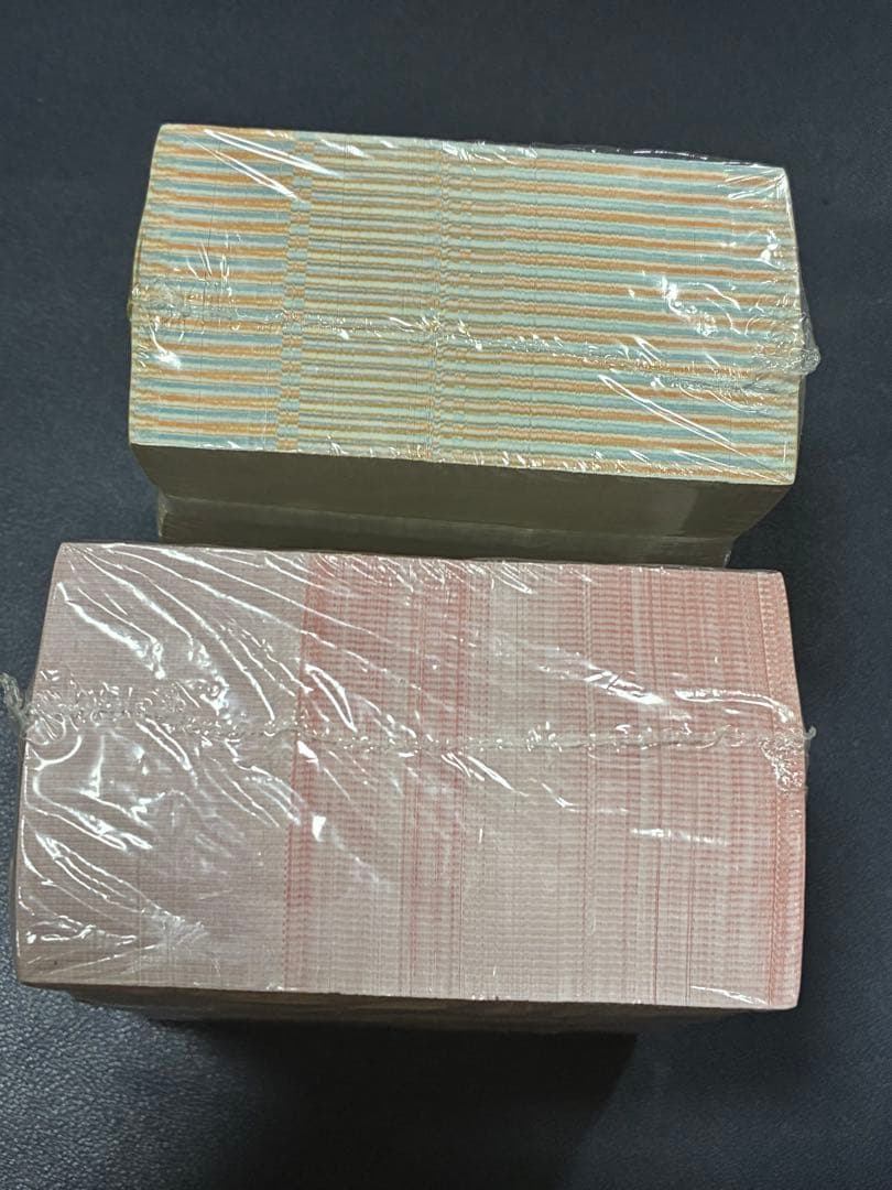 中国紙幣　中国人民銀行五角&壹角各1000枚連番束札　7桁記番号が同じ　本物保証