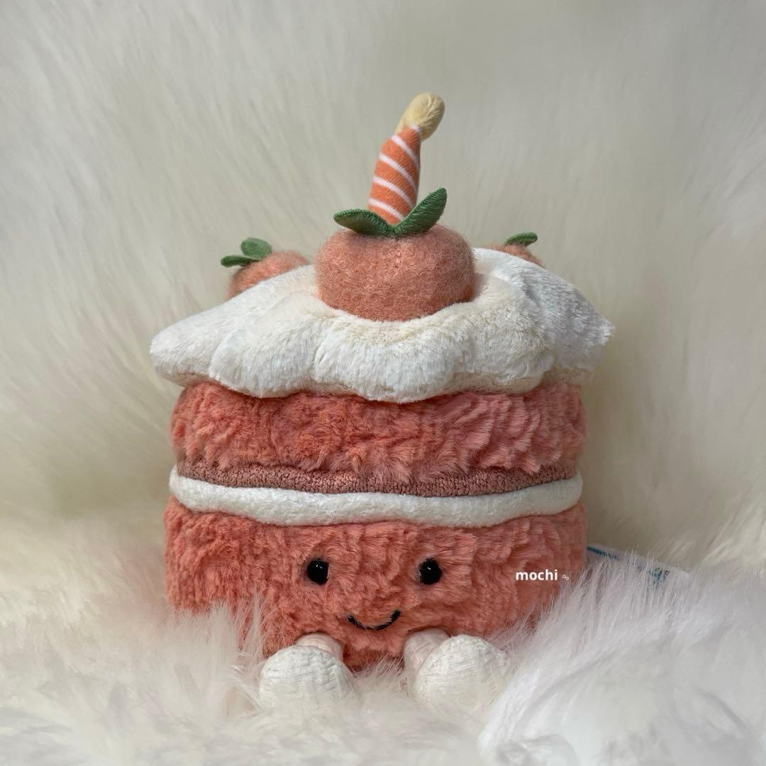  Melbie Peach Cake上海限定ケーキぬいぐるみ新品