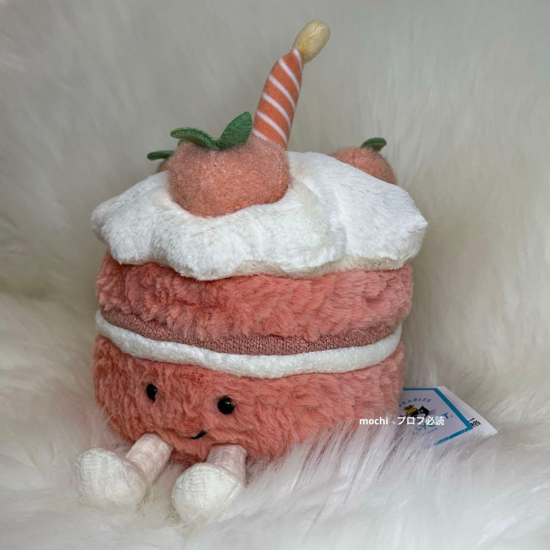  Melbie Peach Cake上海限定ケーキぬいぐるみ新品