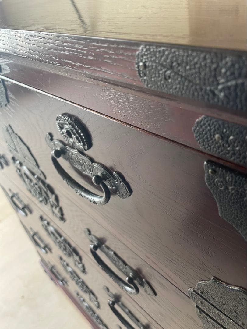 昭和レトロ鍵ありタンス　築後民芸