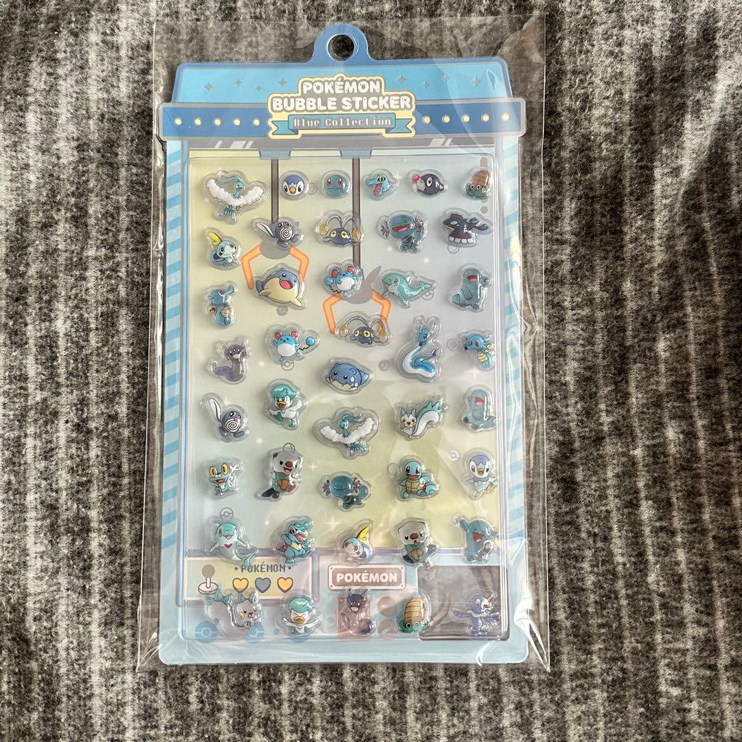 ポケモン 韓国公式 バブルステッカー 全8種 コンプリートセット