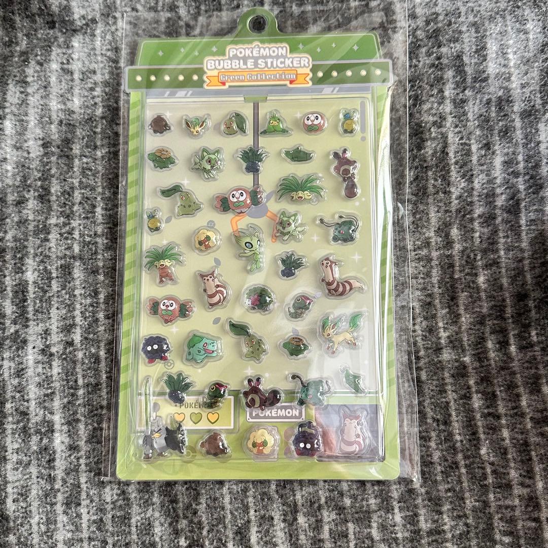 ポケモン 韓国公式 バブルステッカー 全8種 コンプリートセット