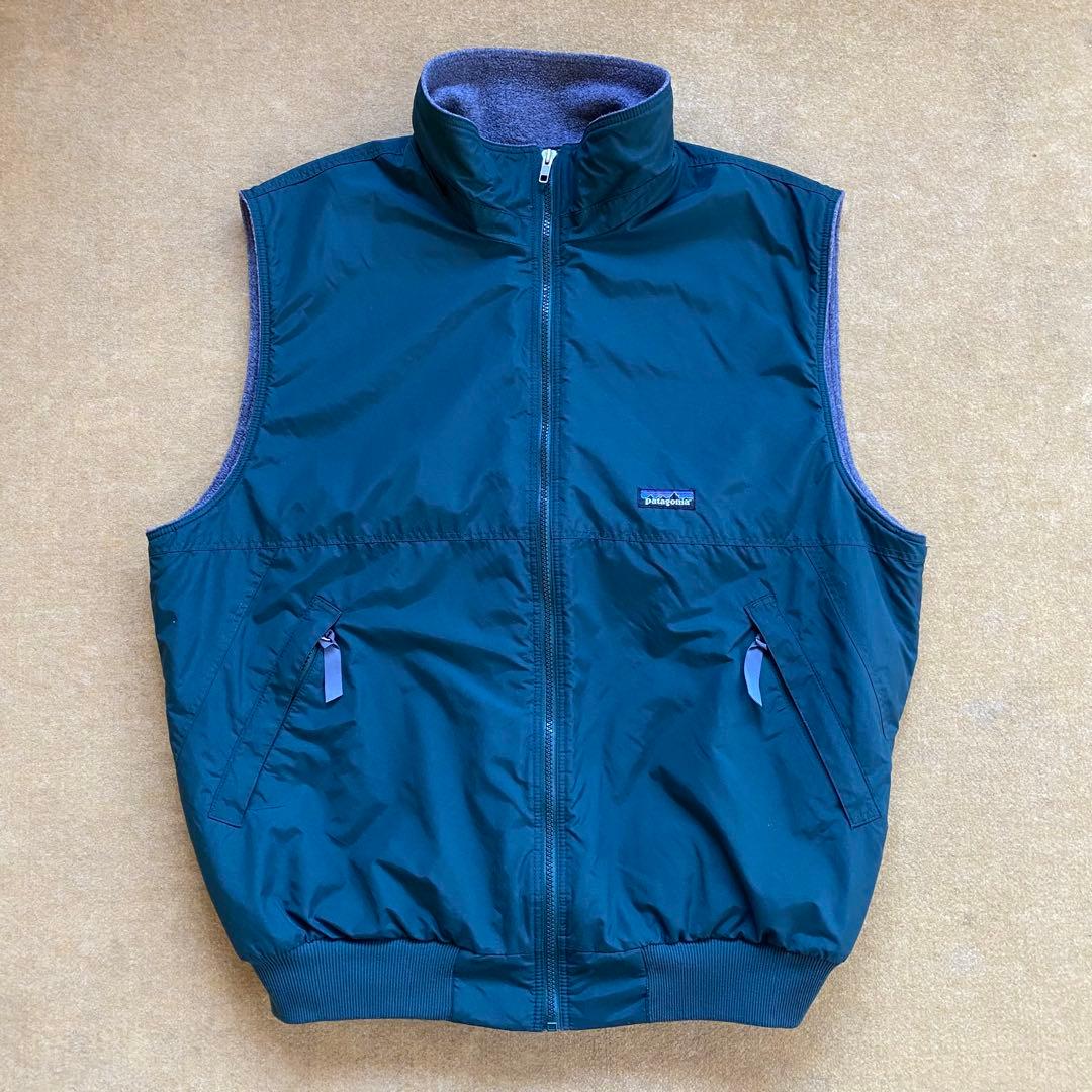 90s パタゴニア シェルドシンチラ ベスト XL ハンターグリーン 美品